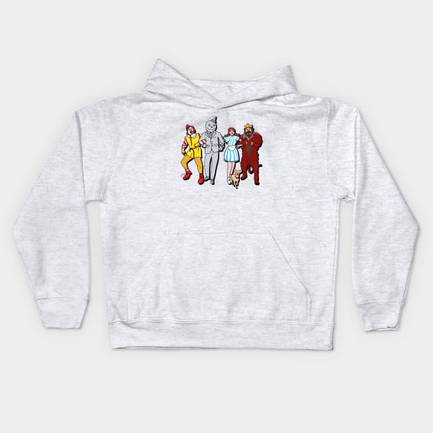 The Wizard of Fries Kids Hoodie by jwolftees